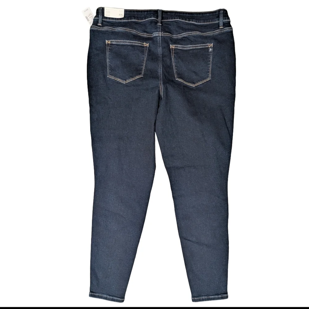NWT M Jeans by Maurices Vintage Dark Wash Mid Rise Jegging, Size XXL Long - Picture 7 of 10